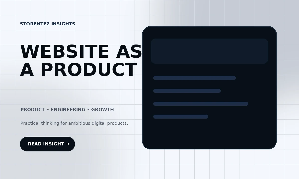 Why Your Company Website Should Behave Like a Product